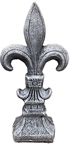stoneandstyle Steinfigur Skulptur Lilie Ritterlilie XL frostfest 48cm Höhe