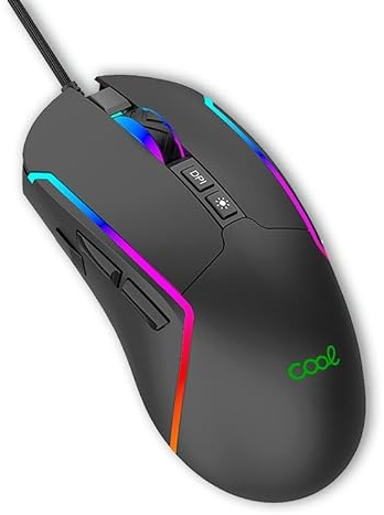 Cool USB Gaming RGB Maus (Beleuchtung) Strip schwarz