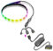RGB-PC-LED-Lichtleiste, Magnetischer 5 V ARGB Aura Sync, Anpassbarer PC-Gehäuse-LED-Streifen, Motherboard-Computergehäuse-DIY-Beleuchtung, 15,7 Zoll,
