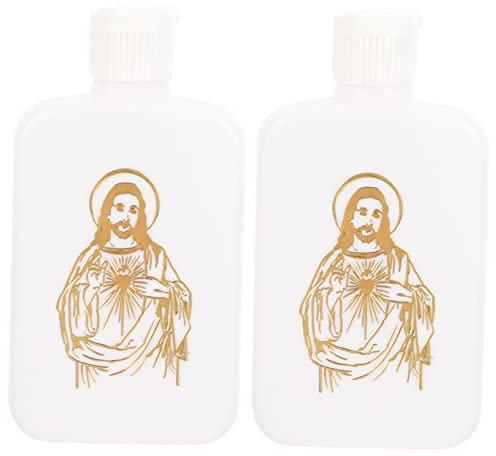 Alipis 2St Weihwasserflasche Segen Wasserflasche christlich-katholische Flasche weihwasserbehälter Heiligenwasserbehälter Wasserkrug Leere Segenswasserflaschen leere Flaschen Sport Phiole