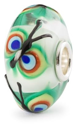 Trollbeads Frühlings Kollektion Blühende Verbindungen 2024 Glasbeads (Samtige Flügel TGLBE-20403)