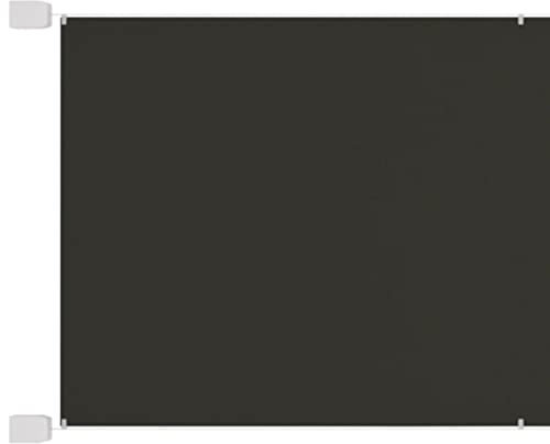 ARKEM Senkrechtmarkise Anthrazit 100x600 cm Oxford-Gewebe Markise Balkon Ohne Bohren Seitenmarkise Ausziehbar