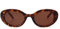 Laurinny Vintage Oval Sonnenbrille für Damen und Herren Trendy Runde Sonnenbrillen Retro 90er Classic Sonnenbrille(Schildkröte/Braun)