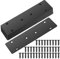 10 STK Flachverbinder Edelstahl, Lochplatten, Metallplatte Balkenverbinder, Holzverbinder Verbindungsplatten, Lochblech Flacheisen Gelocht, Flachwinkel Metallverbinder Halterung für Möbel, 17x4,8cm