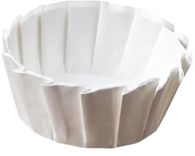 perfk 50 piezas de hojas de papel para freidora de aire, papel para pastel de Mousse, revestimiento para tarta de queso, insertos de papel para hornear, 4 pulgadas