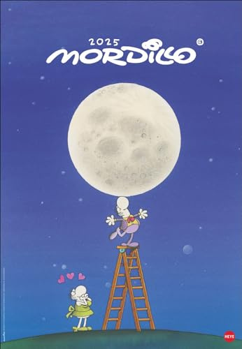 Mordillo - Posterkalender - Kalender 2025 - Heye-Verlag - Wandkalender mit Bildern von dem beliebten Cartoonisten - 37 cm x 53,5 cm