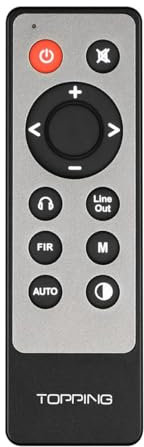 Topping RC-22 Télécommande DAC pour Centaurus, DX3 pro+, E30II, D50S, D90SE, D90LE, E70, E70V, D70, D70s, D90, DX3, D30 Pro, DX7, DX7 Pro, DX7s, E50, EX5, DX5, DM7, DX5, DX5, DX5, DX5, DX5, DX5, DX5,