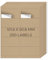 YIKIADA Kraft Universal Etiketten 50,8 × 101,6 MM Vinyl Selbstklebend Ablösbar Blanko Aufkleber Bedruckbar Namenaufkleber Büro Adressetiketten für Tintenstrahl- und Laserdruckern 200 Stück
