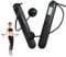 MVCUASF Cordless Skipping Ropes for Adults Skipping Ropes Without Rope Skipping Rope with Counter Smart Digital Cordless Skipping Rope Weighted Skipping Without Rope for Home Workout Equipment(Blank)
