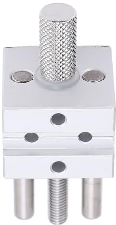 Metal Handy Mini Vise Clamp, 30mm Adjustable Drill Press Vice Grip for Scale Model Hobby Jewelry, High Accuracy Clamp Walnut Nuclear Watch DIY Craft Carving, Small Electronics