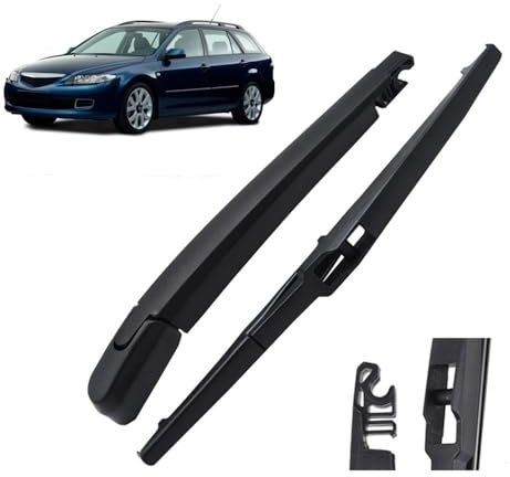 Scheibenwischer Kompatibel für Mazda 6 GG1 MK1 Kombi 2002–2007, Wischerblätter Vorne + Hinten Set, Auto Scheibenwischer Gummi Zubehör,Ersatzwischblätter Replacement