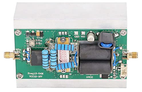 Amplificatore di Potenza HF, Alta linearità e stabilità, Grande Dissipatore di Calore, Potenziamento della Potenza di Uscita, Ideale per FT -817 KX3 CW AM FM Ham Radio, (30W)