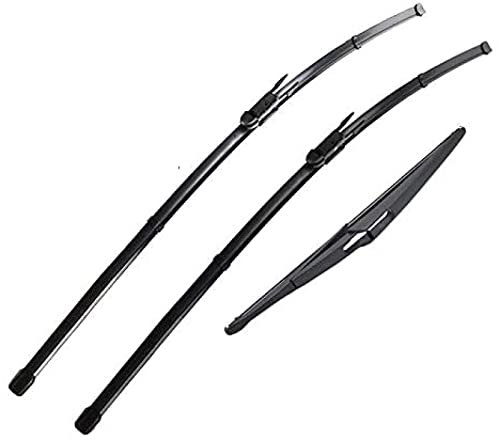 Escobillas limpiaparabrisas Delanteras y traseras para Mercedes Benz Clase A W169 2004-2012 / Clase B W245 2005-2011. Limpiaparabrisas para Coche.