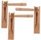 BESPORTBLE Cricchetto Legno per Bambini Set 3 Educative Strumento Musicale a Percussione Robusto per Giocattoli Didattici e Attività Musicali