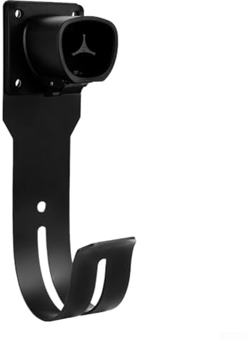 Bulevisiter EV Charging Cord Hanger for Charger Holder Wall Mount Dock, ABS Charging Line Hooks for, Black, 21 x 6.7 cm, Compatible with Models (Check