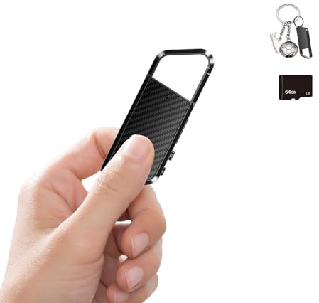 NekSide 64 GB Portable Voice Recorder, Recorder with DSP 5.0 Intelligent Noise Cancellation, 6000 hours storage sound Recording Device, HD Audio recorder for meeting/interview/travelling