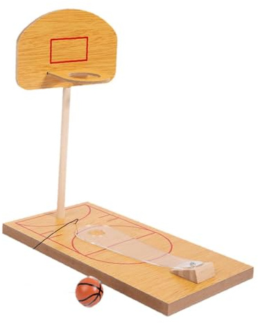 QUXVUIS Interaktives Basketballspiel für den Schreibtisch – Spielspaß für Jung und Alt! Fördert die Stimmung und die Interaktion. Basketball ist eine unterhaltsame Möglichkeit, Diese Fähigkeiten zu