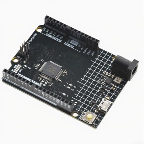 Für Arduino-kompatible R4-Entwicklungsplatine, 48 MHz Arm Cortex-M4, USB-C-Schnittstelle, 16-fache Speicherkapazität, schwarze Leiterplatte (Minima)