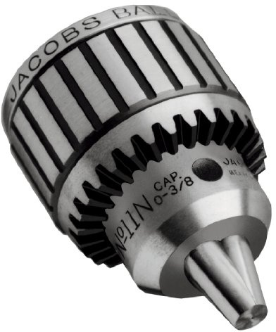 APEX Jacobs Chuck 30227 Ball Bearing Taper Mount Chuck, 0.625 Maximum Capacity, 2-5/8 Sleeve Diameter, 4-5/16 Close Length