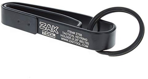 Police Zak Tool ZT55 Tactical Stealth Black Extreme Duty Key Ring Holder