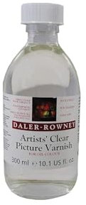 Daler-Rowney Georgian Oil Medium, Glass Jar, 10.14oz - 300 ml, Clear Picture Varnish