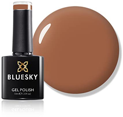 Bluesky Gel Nail Polish, Caramel A079, Light Brown, Long Lasting, Chip Resistant, 10 ml (Requires Drying Under UV LED Lamp)