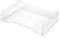 Herlitz 3er Set - Herlitz 1610393 Ablagekorb A4 quer, transparent und stapelbar