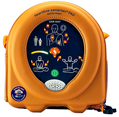 Primedic HeartSave Y Erste Hilfe Defibrillator für Laien und Profis mit manueller Schockabgabe, 8 Jahre MedX5 Service Garantie und 8 Jahre Herstellergarantie, Sprache: Deutsch