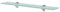 vidaXL Estante Flotante de Cristal Medidas 60x10 cm Grosor del Vidrio 8 mm Claro