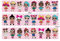 3 x LOL Dolls Cake Strips Borders Cake Rounds Edible Paper Toppers Cake Decorations