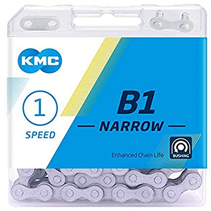 KMC Kette B1, Unisex, BB1NNP112, Silber, 1/2 x3/32