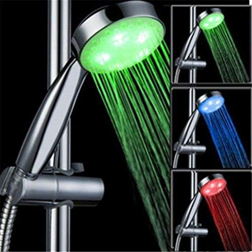 7 colori cambiando LED soffione doccia universale per bagno ad acqua