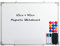 DOEWORKS Magnetisches Whiteboard 60 x 45cm, Doppelseitiges Trocken Abwischbares Magnettafel, Hängendes Whiteboard für Zuhause Schule Büro