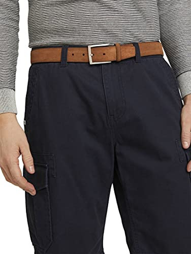 TOM TAILOR Herren Gürtel & Riemen Veloursleder Gürtel light brown uni,80,6700,8000