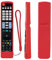 Housse Coque en Silicone pour LG TV Télécommande, AGF76692608 AKB73615303 AKB73756567, Antidérapage, Antisismique, Lavable, Etui de Protection pour LG Télécommande (Rouge)