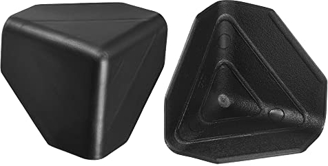 sourcing map 16 Stück Eckenschutz PP Kunststoff 2.36 x 2.36 x 2.36 für Karton Schachteln Verpackung Schwarz