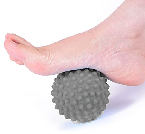 Yinhing Stachelige Massagebälle für Fuß, Myofasziale Triggerpunkt-Fußmassage für Plantarfasziitis, Bewegung und Yoga