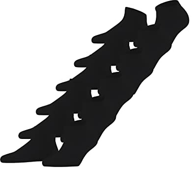 FALKE Damen Happy 6-Pack Sneakersocken atmungsaktive Baumwolle verstärkte Damensneakersocken ein Allrounder kurz langlebig strapazierfähig hautfreundlich einfarbig Multipack 6 Paar