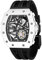 TSAR BOMBA Montre Homme Automatique Luxe Céramique - Mouvement Japonais - Verre Saphir - Étanche 50m - Ceinture en Caoutchouc Fluoré - Tonneau - Lumineux