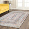CASAVANI Handgeflochtener Jute-Teppich, indisch, handgefertigt, gewebter Teppich, Küche, Wohnzimmer, Bodenteppich, Outdoor, Jute und Chindi, Baumwolle, Teppich 240 x 300 cm (8 x 10 Fuß)