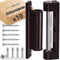 Set di 10 cerniere per porta e finestra, per porte e finestre, per porte e finestre (10 cerniere, marrone)