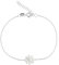 Einzelstück® Armband Daisy mit Gänseblümchen I Armkette 925 Sterling Silber 18K vergoldet I Antiallergen & Nickelfrei (Daisy Armkette Silber)