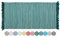 Lashuma Teppich Läufer waschbar in Smaragd Grün, Größe: Carpet 60x120 cm