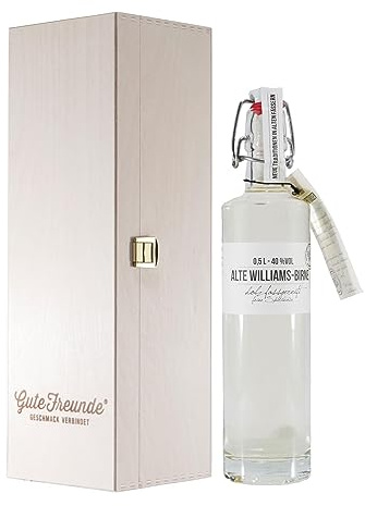 Birkenhof Alte Williams Obstbrand mit Geschenk-Holzkiste