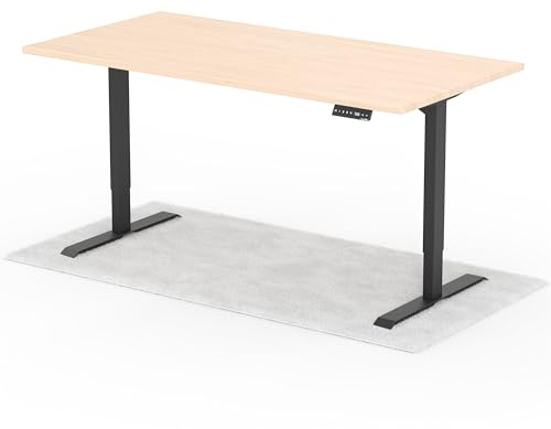 Standable Desk Höhenverstellbarer Schreibtisch 180 x 90 cm I elektrischer Office Table mit 4 Speicherstufen I Schreibtisch höheneinstellbar 70-120 cm I ergonomischer Büro-Tisch
