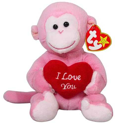 TY PINK Monkey II - ORI Orig.Beanie