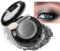 Erinde Grau Glitzer Lidschatten Palette, Matte Glitter Eyeshadow Palette, Wasserfest Metallic Lidschattenpalette, Pressed Powder & Long Lasting Eye Makeup with a Applikator