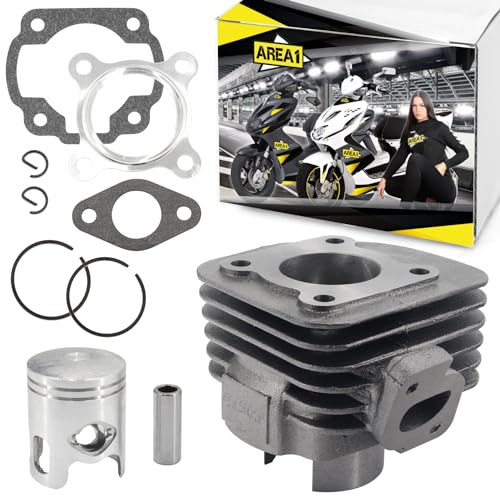 Area1 Ersatz Zylinder für Roller 50ccm China 2-Takt Motor. Kompatibel mit Benero Forstinger Longija Motobi Motowell KSR