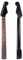 RuiJOTWAT 22 Fret Replacement Maple Neck Rosewood Fingerboard For Strat St Stratocaster (Black)