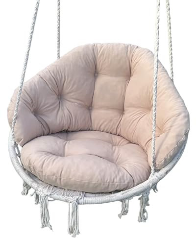 Oleńka Hängeschaukel Kissen für Hängeschaukel Schaukelauflagen Hängenest BEIGE
